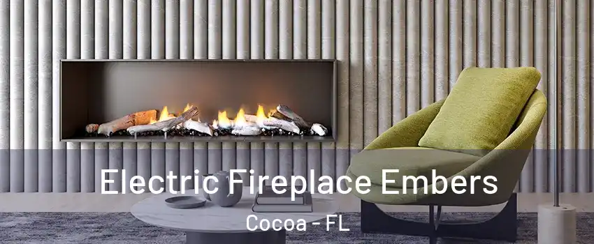  Electric Fireplace Embers Cocoa - FL