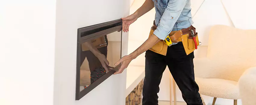 Metal Fireplace Installation in Cocoa, Florida